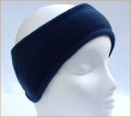 Navy Fleece Shaped Headband