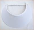 White Jumbo Peak Flexi Visor