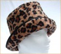 Leopard Print Fleece Hat