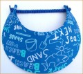 Electric Blue Beach Jumbo Peak Flexi Visor