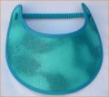 Turquoise Sparkle Luxury Flexi Visor
