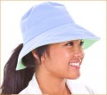 Hydrangea / Lime Reversible Resort UPF50+ Sun Hat